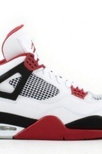 Air Jordan 4 Mars White/Fire Red/Black