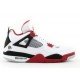 Air Jordan 4 Mars White/Fire Red/Black