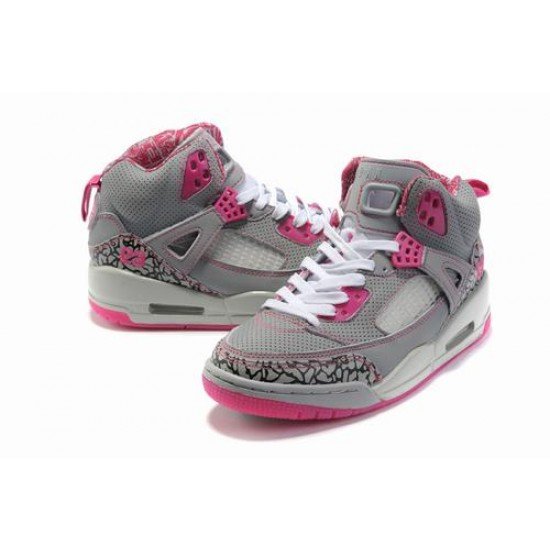 Air Jordan Spizikes Women Grey Pink-18