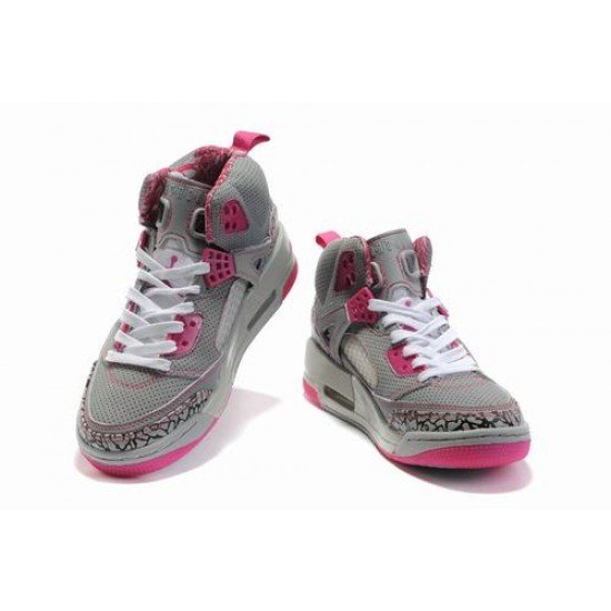 Air Jordan Spizikes Women Grey Pink-18