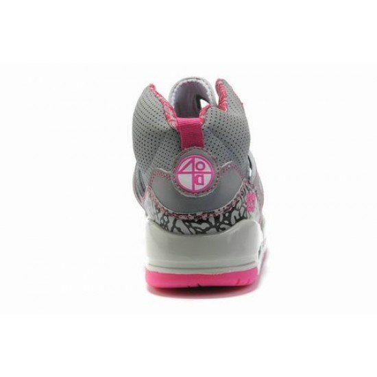 Air Jordan Spizikes Women Grey Pink-18