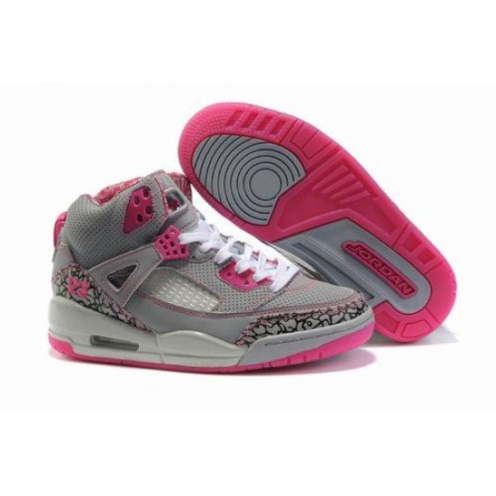 Air Jordan Spizikes Women Grey Pink-18