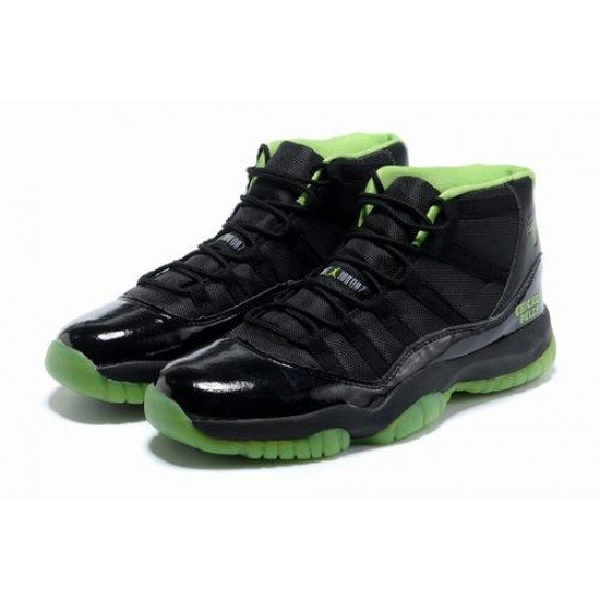 Air Jordan XI (11) Retro Black Green-62