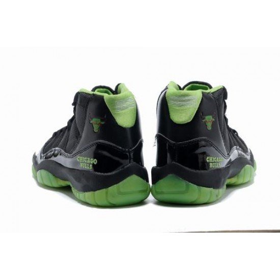 Air Jordan XI (11) Retro Black Green-62