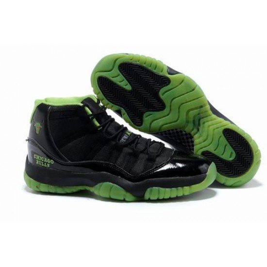 Air Jordan XI (11) Retro Black Green-62