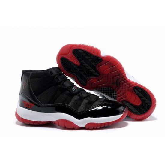 Air Jordan XI (11) Retro Black White Red-61