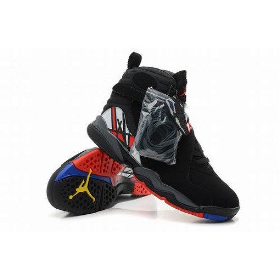 Air Jordan VIII (8) Retro black white red orange