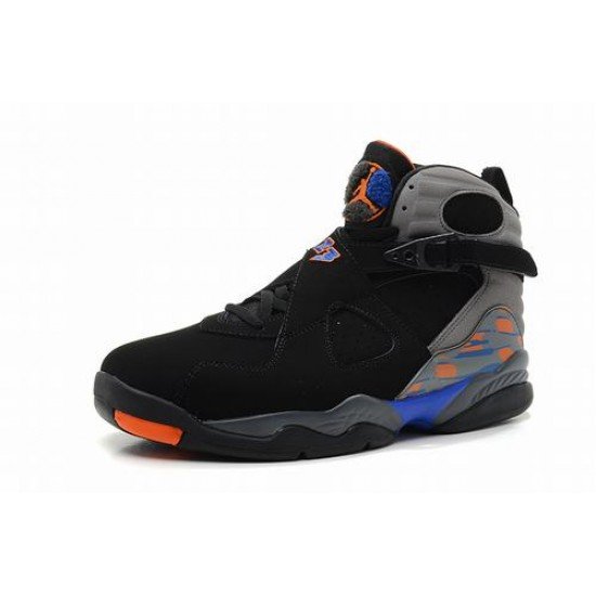 Air Jordan VIII (8) Retro Black Grey Blue Orange