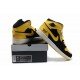 Air Jordan I (1) Retro Black Yellow White-129