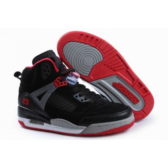 Air Jordan Spizikes Women Black Grey White Red-19