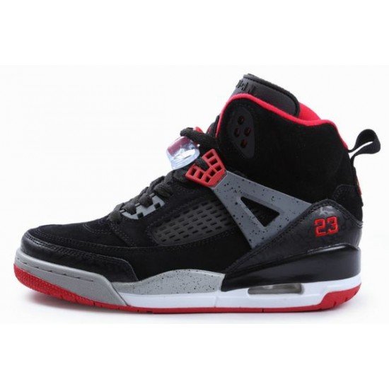 Air Jordan Spizikes Women Black Grey White Red-19