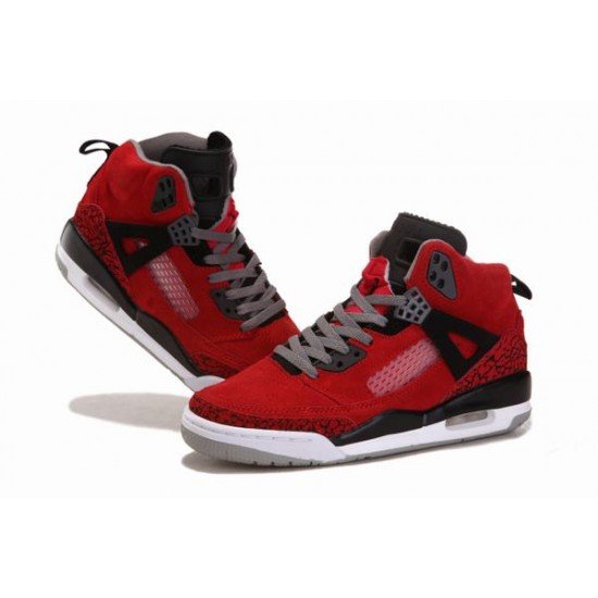 Air Jordan Spizikes Women Red Black-24