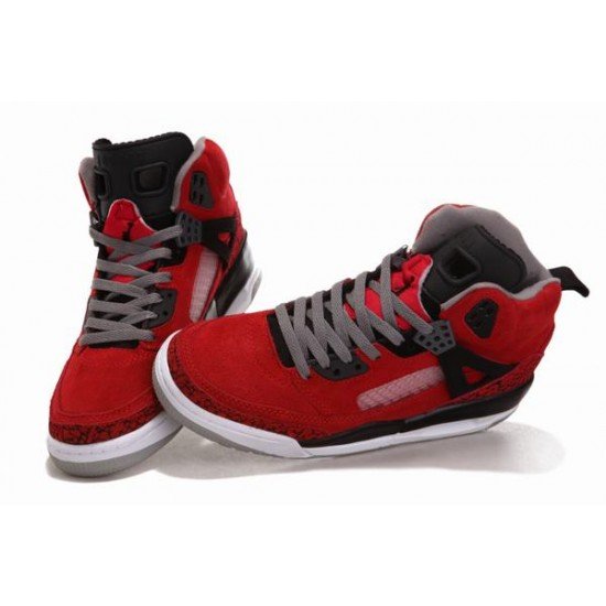 Air Jordan Spizikes Women Red Black-24