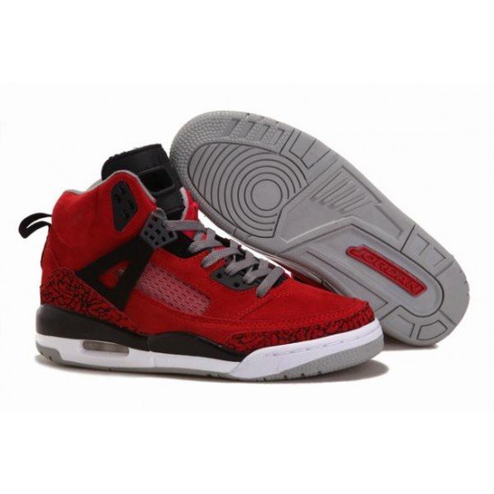 Air Jordan Spizikes Women Red Black-24