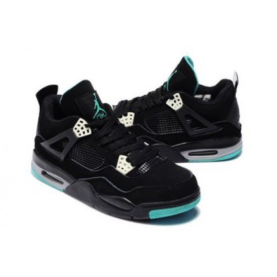 Air Jordan IV (4) News Black/Blue/White