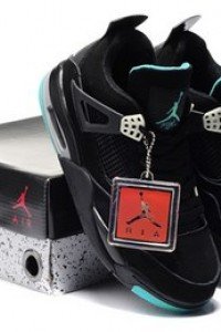 Air Jordan IV (4) News Black/Blue/White