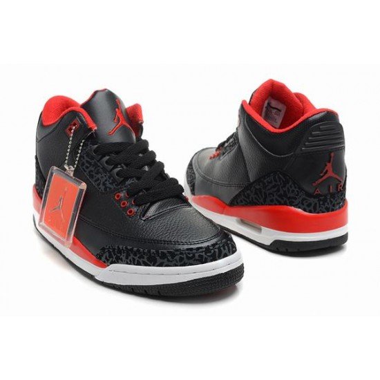 Air Jordan III (3) Retro Black White Red-78