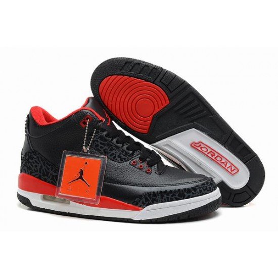 Air Jordan III (3) Retro Black White Red-78