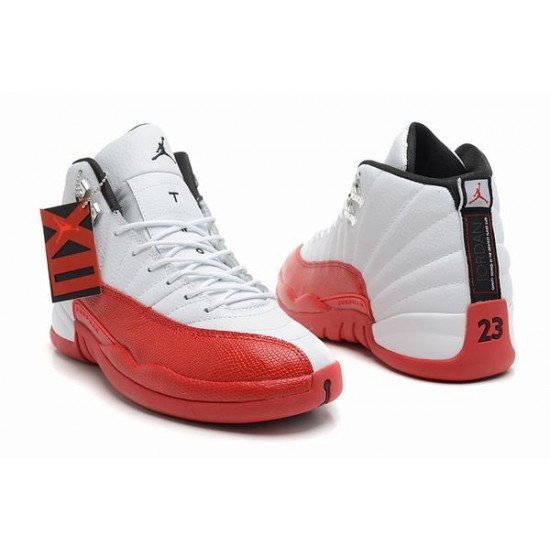 Air Jordan XII (12) Retro White Red-77