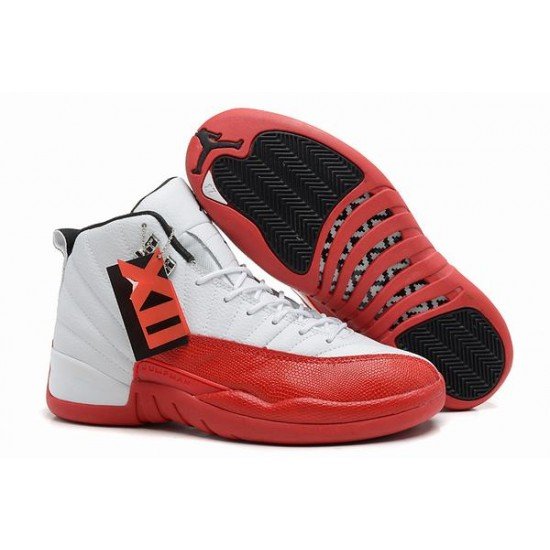 Air Jordan XII (12) Retro White Red-77