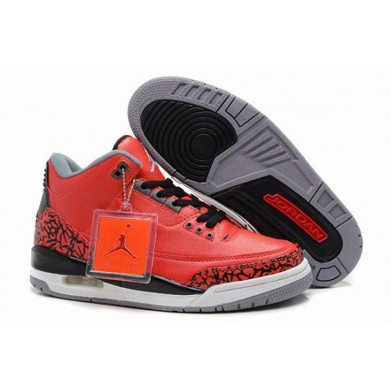 Air Jordan III (3) Retro Red Black White-83