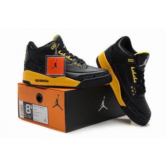 Air Jordan III (3) Retro Red Black Yellow-84