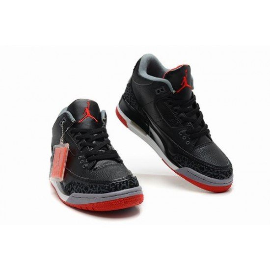 Air Jordan III (3) Retro Black White Red-86