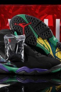 Air Jordan VIII (8) Retro Black Purple Green-28