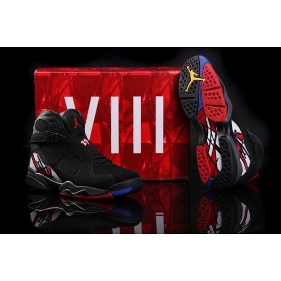 Air Jordan VIII (8) Retro Black White Red-29