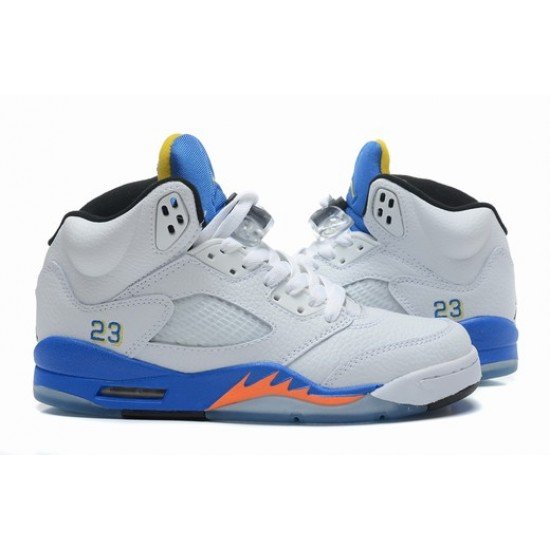 Air Jordan V (5) Retro White/Blue-72