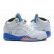 Air Jordan V (5) Retro White/Blue-72