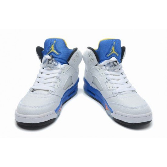 Air Jordan V (5) Retro White/Blue-72