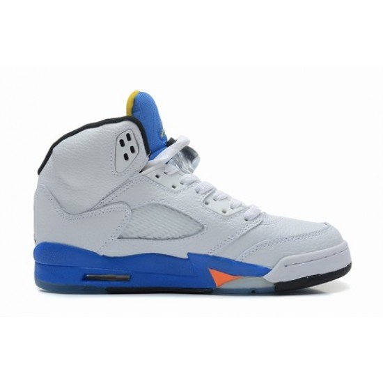 Air Jordan V (5) Retro White/Blue-72