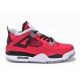 Air Jordan IV(4) Red/Black fur-69