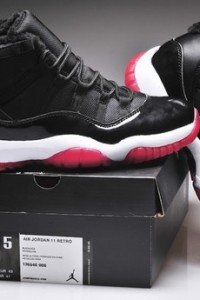 Air Jordan XI (11) Retro fur Bred Black/White