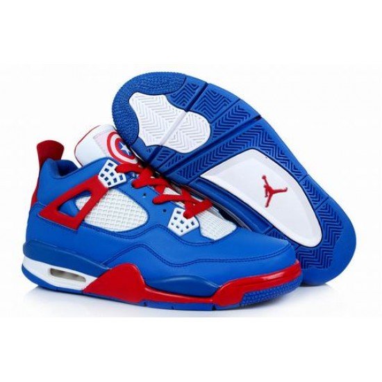 Air Jordan IV (4) Retro Blue Red White