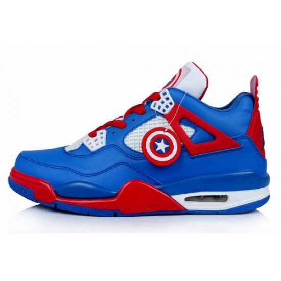 Air Jordan IV (4) Retro Blue Red White