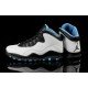 Air Jordan X (10) Retro White Black Blue