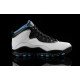 Air Jordan X (10) Retro White Black Blue