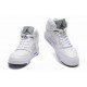 Air Jordan 5 Retro White/Metallic Silver