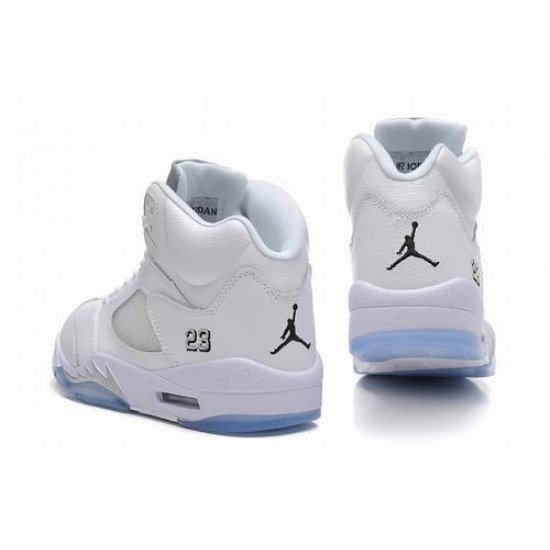 Air Jordan 5 Retro White/Metallic Silver