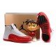 Air Jordan XII (12) Retro White Red