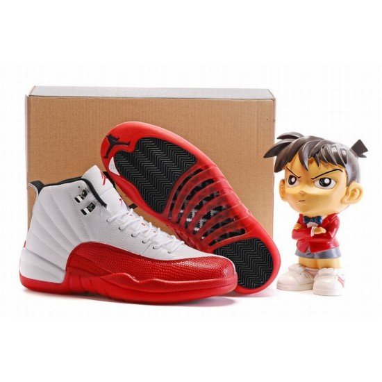 Air Jordan XII (12) Retro White Red