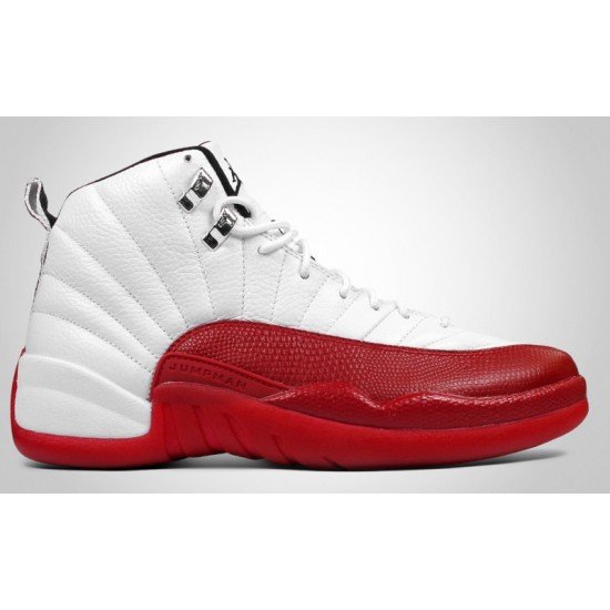 Air Jordan XII (12) Retro White Red