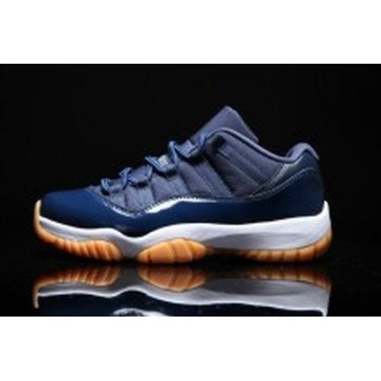 Air Jordan XI (11) Retro Low “Navy Gum”-2