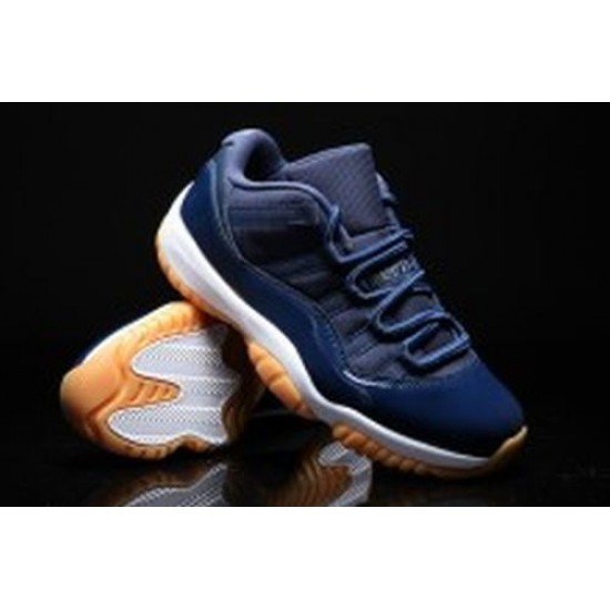 Air Jordan XI (11) Retro Low “Navy Gum”-2