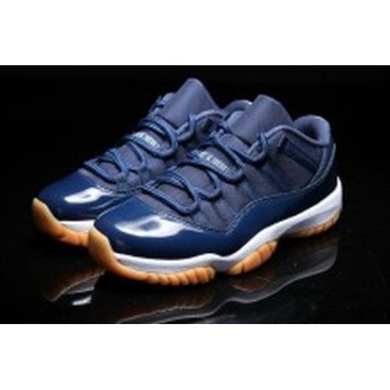 Air Jordan XI (11) Retro Low “Navy Gum”-2