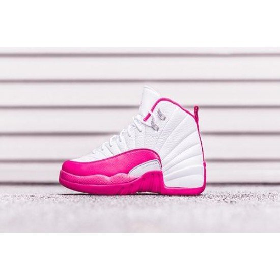 Air Jordan 12 GS Vivid Pink-1