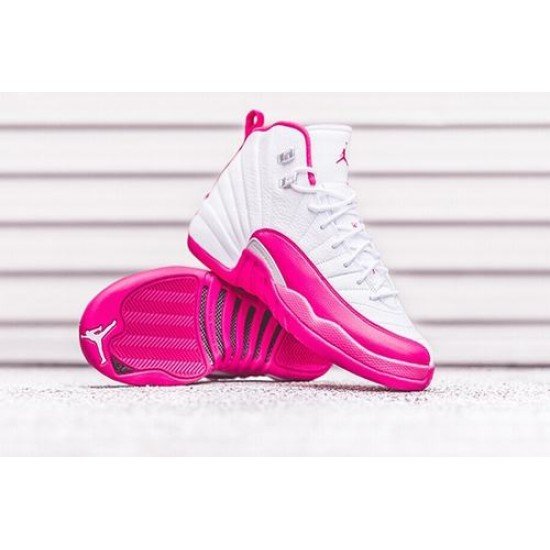 Air Jordan 12 GS Vivid Pink-1