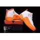 Air Jordan 12 GS “The Glove” White Orange-1